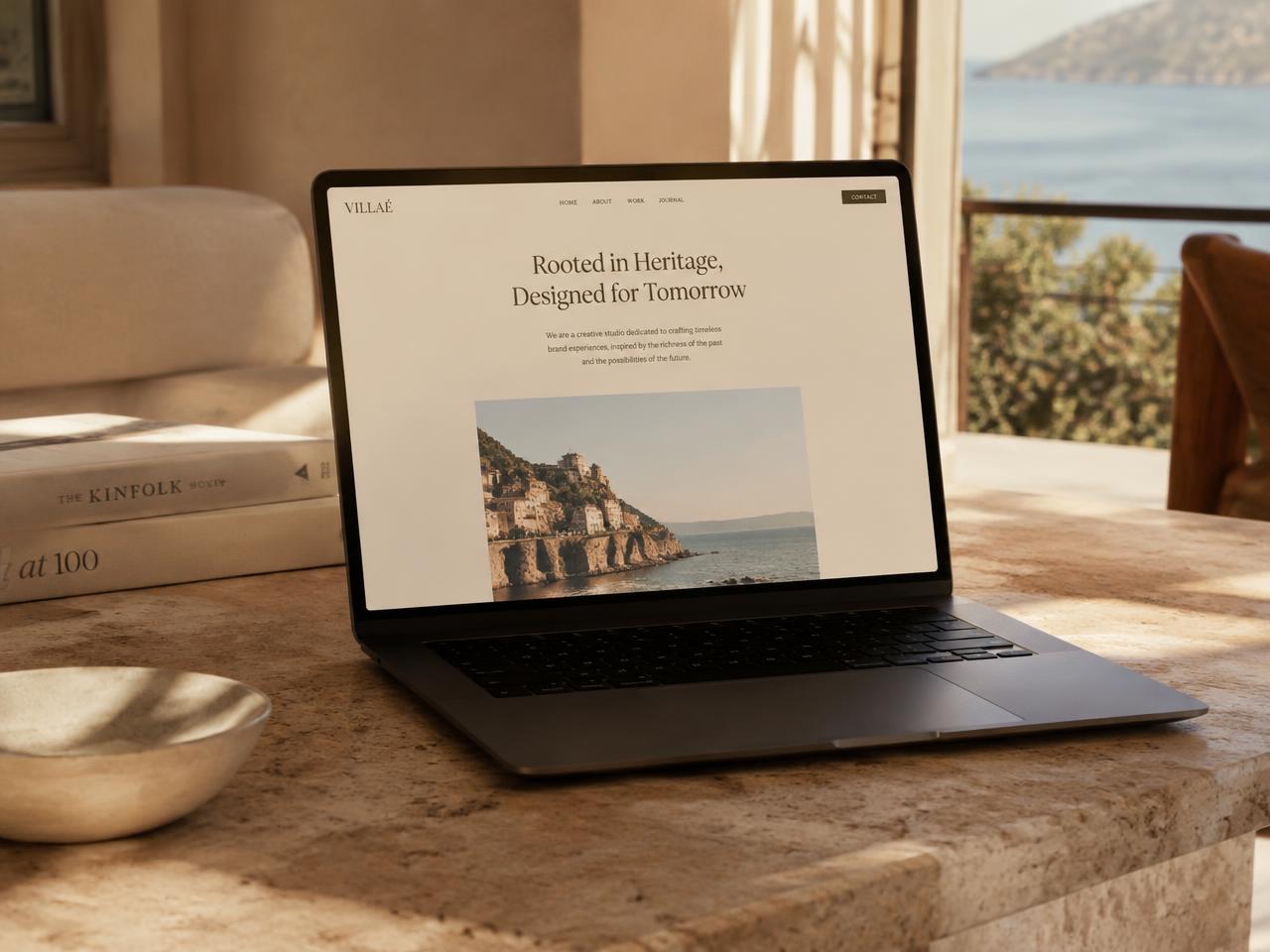 Il sito DIDI su un laptop in un interno elegante
